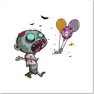 Zombie Kid Posters and Art